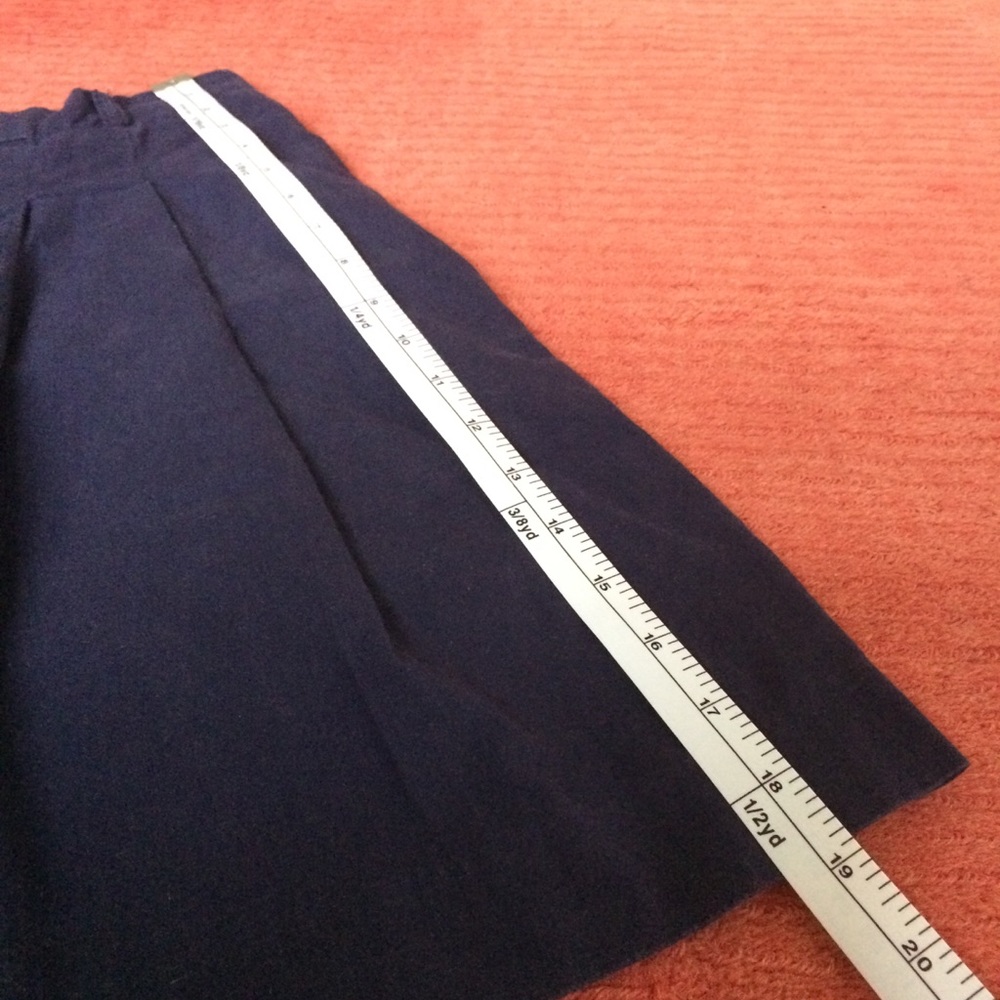 Vintage Blue Cotton Shorts - Picture 6 of 8